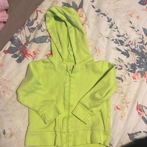 PACT Lime Green Baby Hoodie